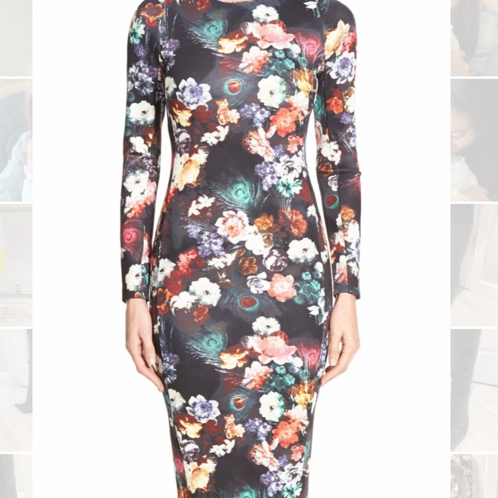 Floral Scuba Dress